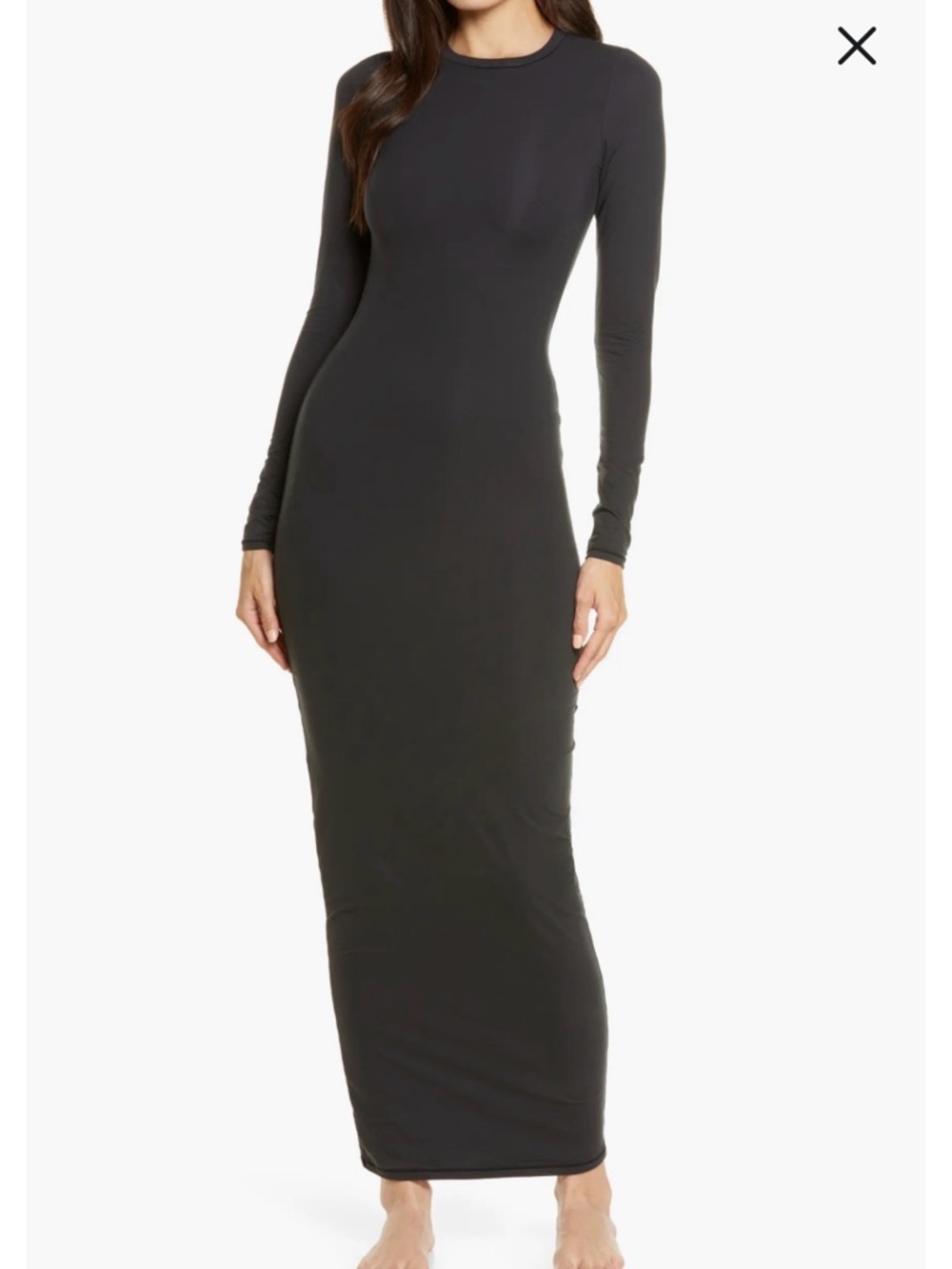 SKIMS fits everybody crew neck long sleeve dress